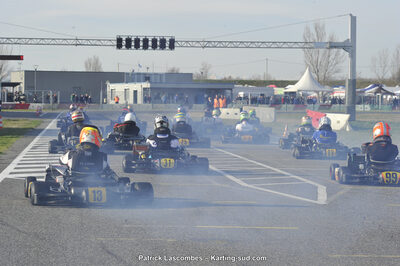 08/03/2015 : 1ère manche du Championnat du Sud à Muret (Photos Patrick Lascombes) 2015 — karting