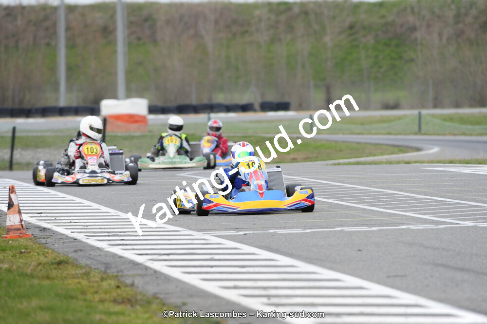 08/03/2015 : 1ère manche du Championnat du Sud à Muret (Photos Patrick Lascombes) 2015 — karting