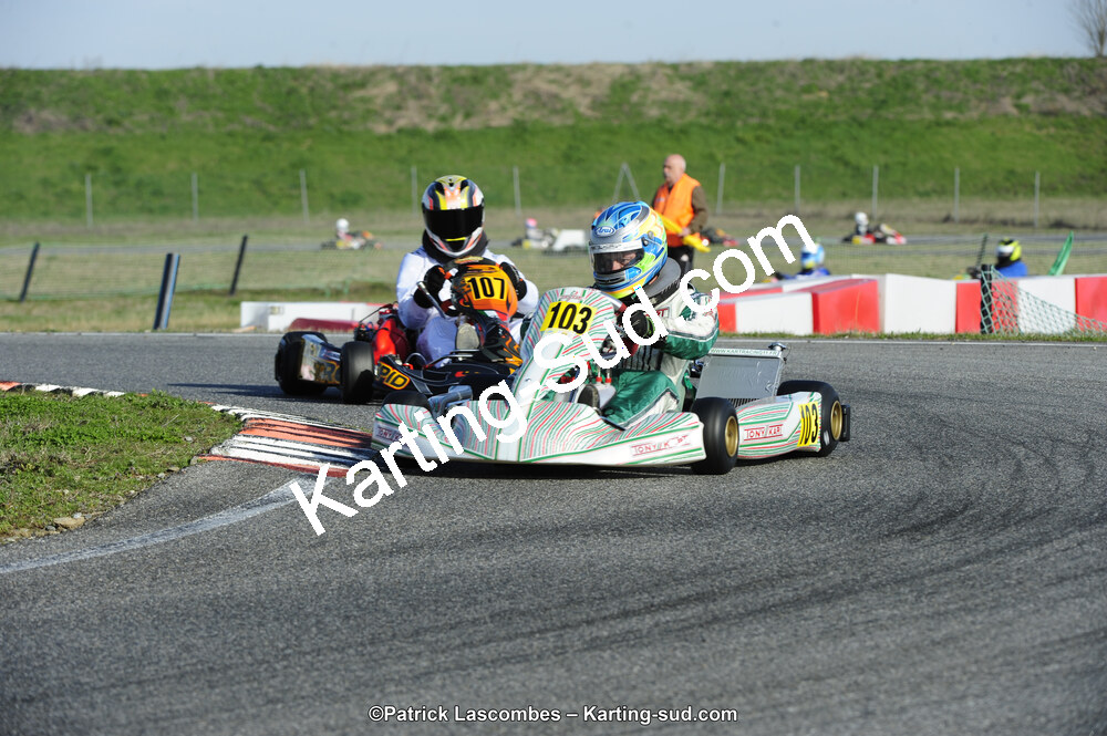 08/03/2015 : 1ère manche du Championnat du Sud à Muret (Photos Patrick Lascombes) 2015 — karting
