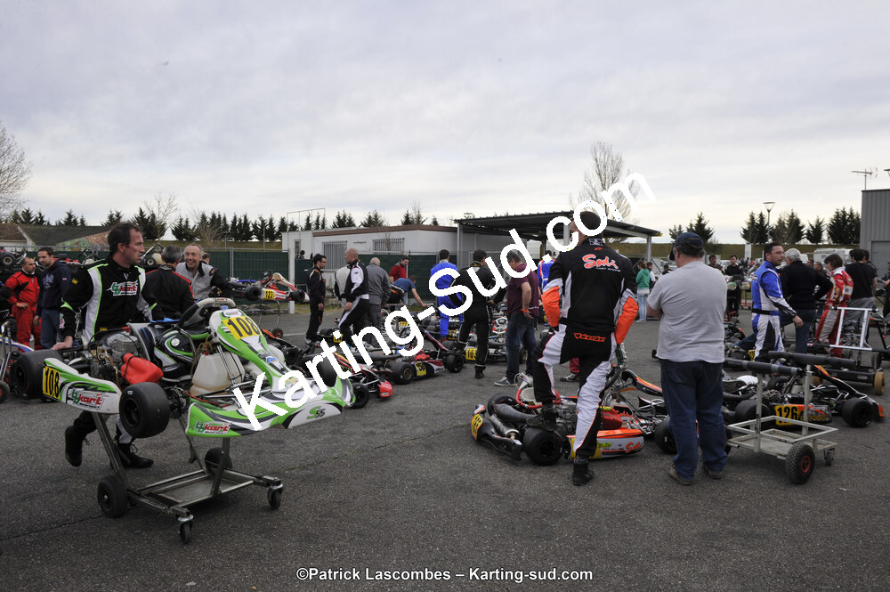08/03/2015 : 1ère manche du Championnat du Sud à Muret (Photos Patrick Lascombes) 2015 — karting