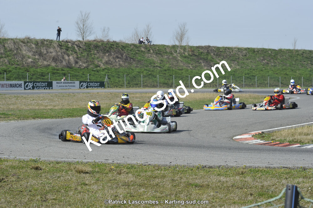 08/03/2015 : 1ère manche du Championnat du Sud à Muret (Photos Patrick Lascombes) 2015 — karting