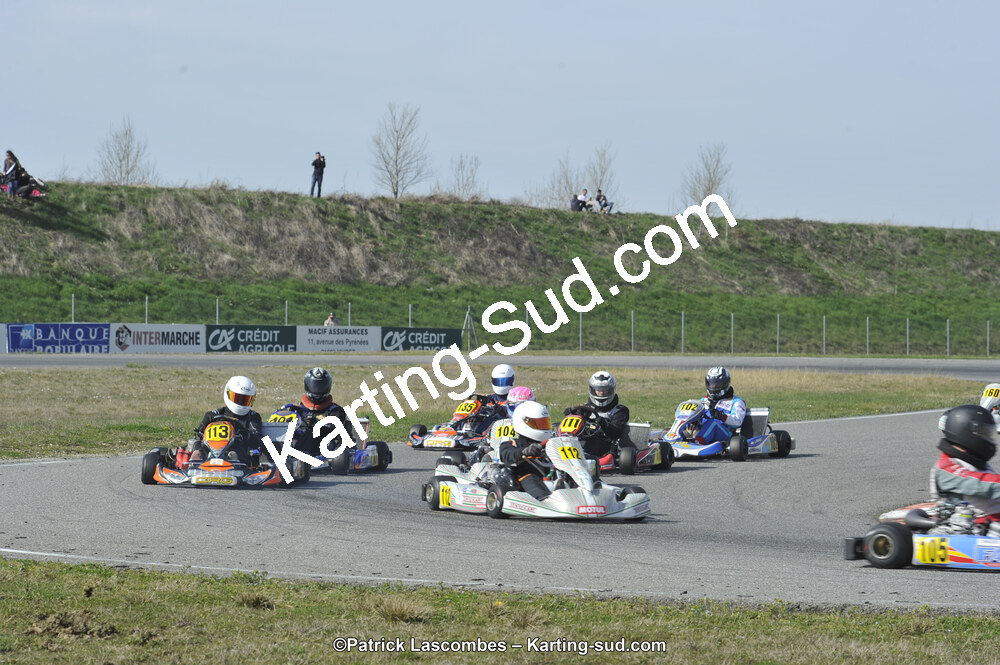08/03/2015 : 1ère manche du Championnat du Sud à Muret (Photos Patrick Lascombes) 2015 — karting