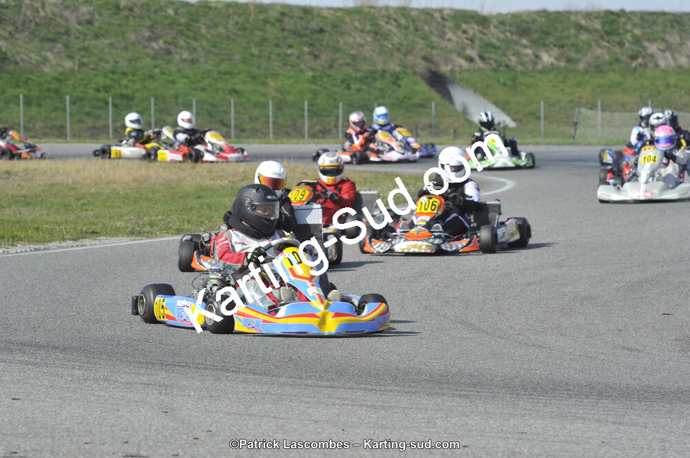 08/03/2015 : 1ère manche du Championnat du Sud à Muret (Photos Patrick Lascombes) 2015 — karting