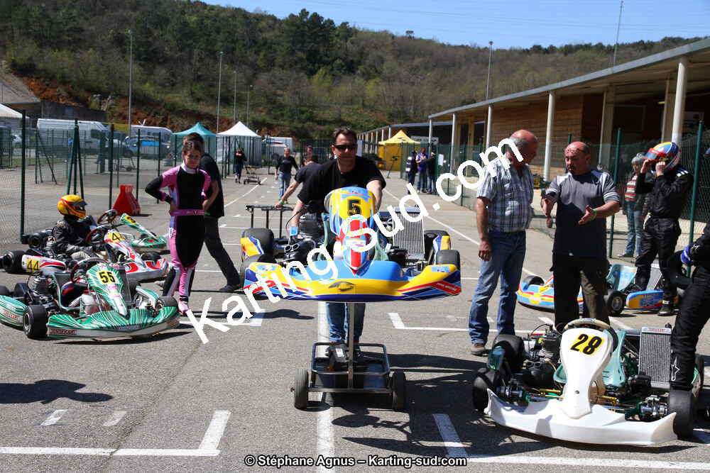 12/04/2015 : 2ème manche du Championnat du Sud à Alès (Photos Stéphane Agnus) 2015 — karting