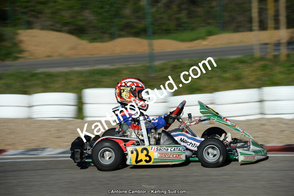 Sacha CATALA — 12/04/2015 : 2ème manche du Championnat du Sud à Alès (Photos Antoine Camblor) 2015 — karting