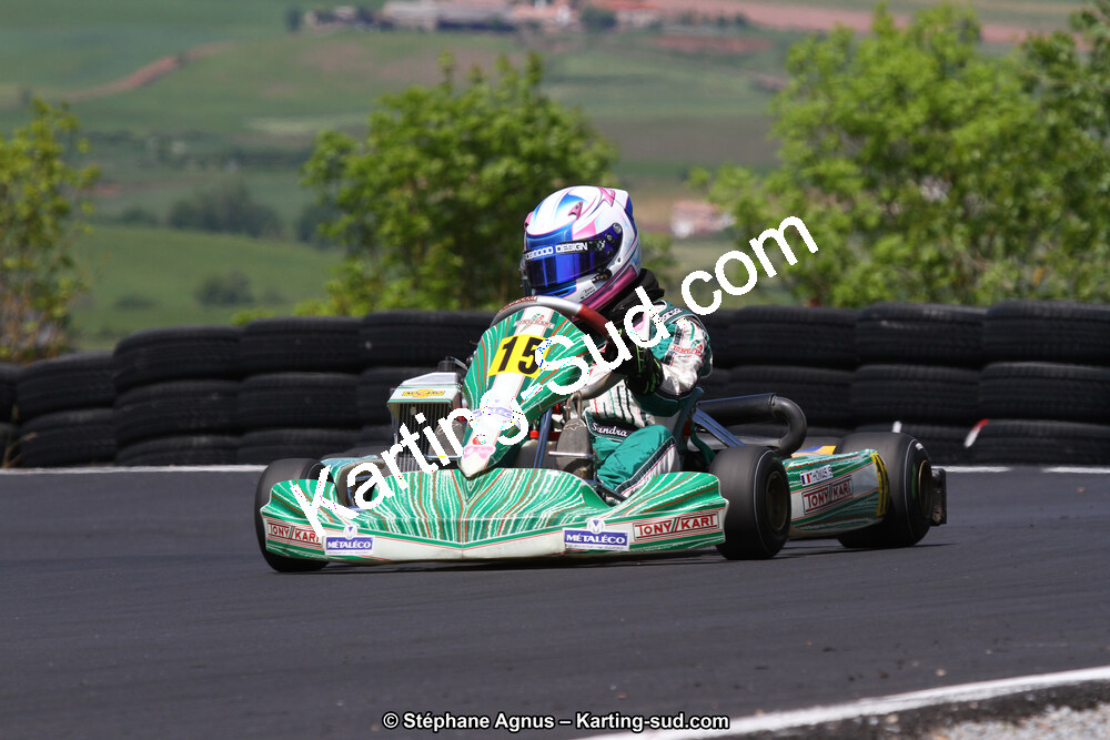 Sandra THOMAS — 10/05/2015 : 3ème manche du Championnat du Sud à Belmont sur Rance (Photos Stéphane Agnus) 2015 — karting