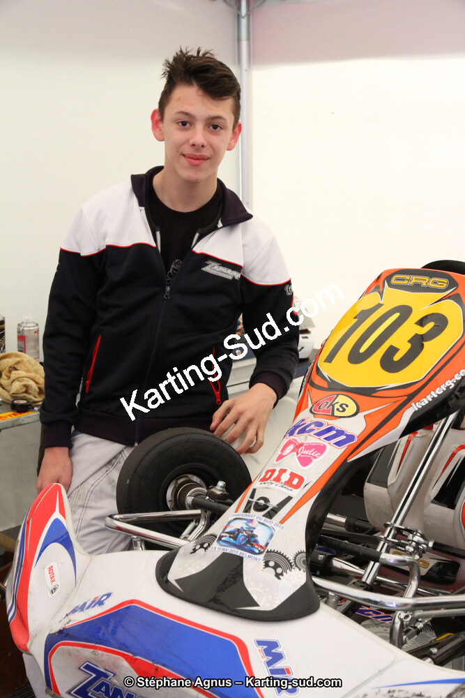 Lucas BARRANGER — 10/05/2015 : 3ème manche du Championnat du Sud à Belmont sur Rance (Photos Stéphane Agnus) 2015 — karting
