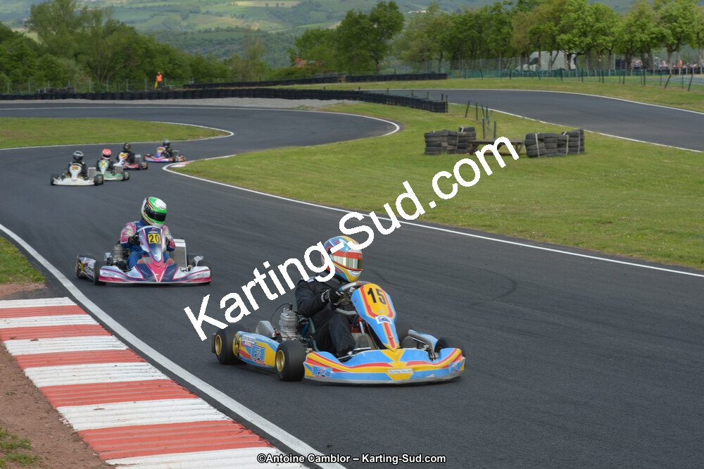10/05/2015 : 3ème manche du Championnat du Sud à Belmont sur Rance (Photos Antoine Camblor) 2015 — karting