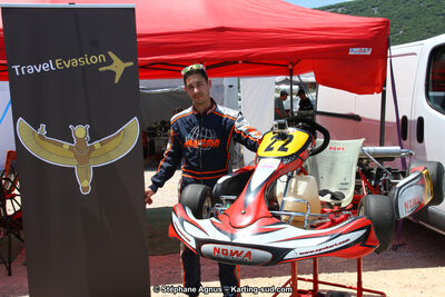 Fabien CHAINE — 07/06/2015 : 4ème manche du Championnat du Sud à Ganges (Photos Stéphane Agnus) 2015 — karting