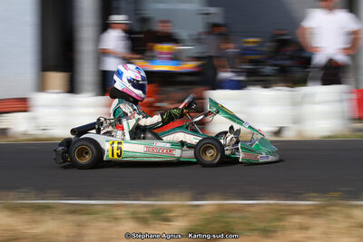 Sandra THOMAS — 07/06/2015 : 4ème manche du Championnat du Sud à Ganges (Photos Stéphane Agnus) 2015 — karting