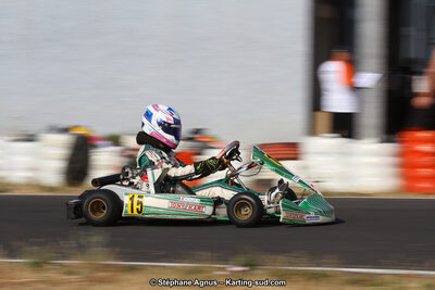 Sandra THOMAS — 07/06/2015 : 4ème manche du Championnat du Sud à Ganges (Photos Stéphane Agnus) 2015 — karting