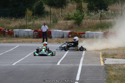 Danaé DUMAS, Marius ANGLADE — 07/06/2015 : 4ème manche du Championnat du Sud à Ganges (Photos Stéphane Agnus) 2015 — karting