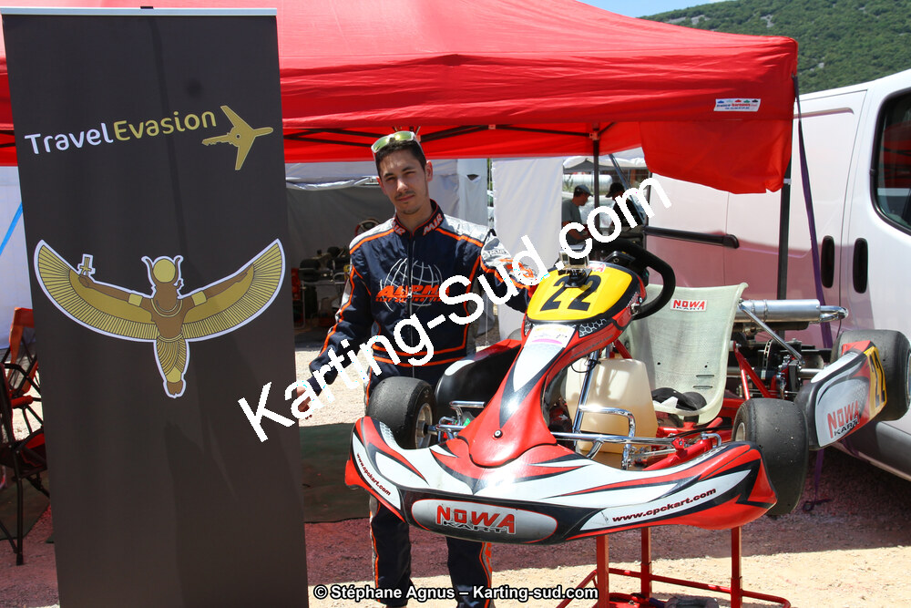 Fabien CHAINE — 07/06/2015 : 4ème manche du Championnat du Sud à Ganges (Photos Stéphane Agnus) 2015 — karting