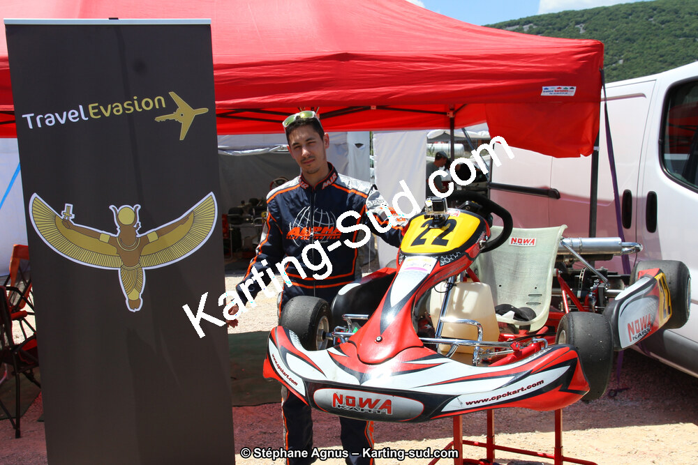 Fabien CHAINE — 07/06/2015 : 4ème manche du Championnat du Sud à Ganges (Photos Stéphane Agnus) 2015 — karting