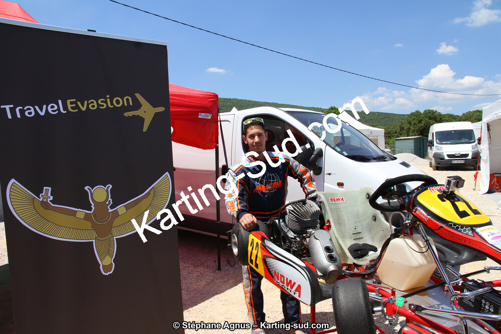 Fabien CHAINE — 07/06/2015 : 4ème manche du Championnat du Sud à Ganges (Photos Stéphane Agnus) 2015 — karting