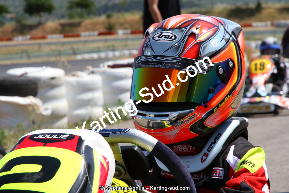 Enzo JOULIE — 07/06/2015 : 4ème manche du Championnat du Sud à Ganges (Photos Stéphane Agnus) 2015 — karting