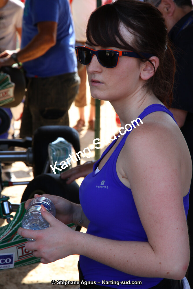 Sandra THOMAS — 07/06/2015 : 4ème manche du Championnat du Sud à Ganges (Photos Stéphane Agnus) 2015 — karting