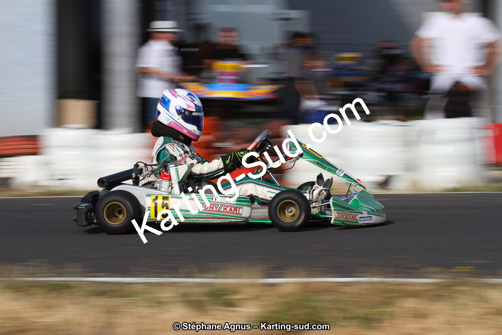 Sandra THOMAS — 07/06/2015 : 4ème manche du Championnat du Sud à Ganges (Photos Stéphane Agnus) 2015 — karting