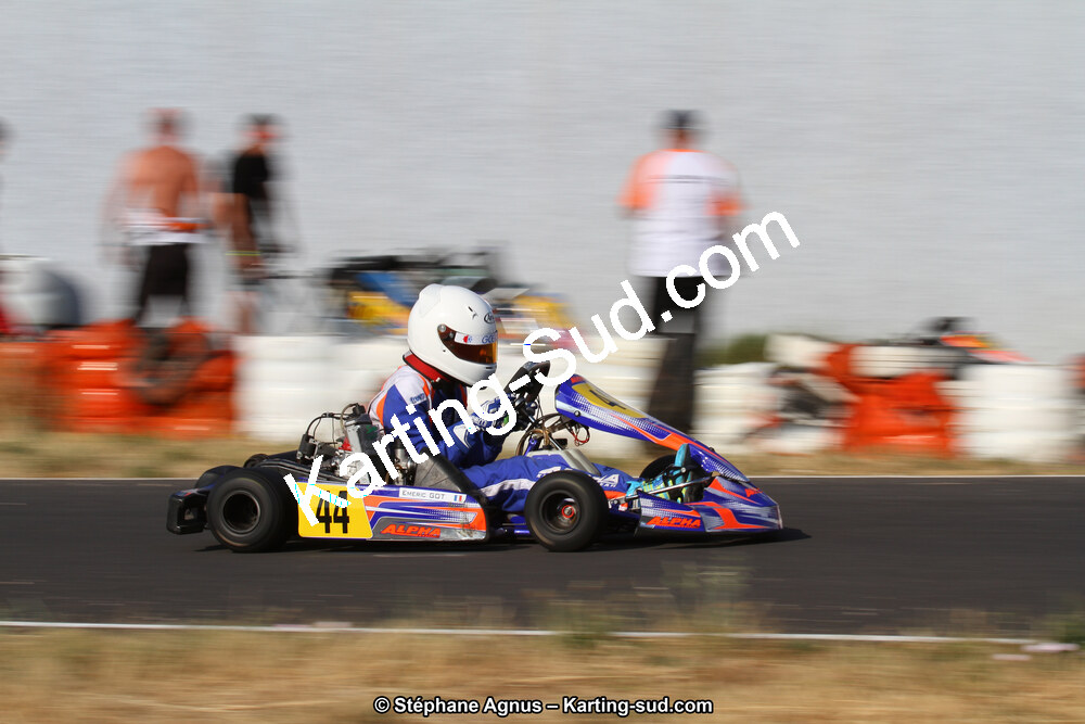 Emeric GOT — 07/06/2015 : 4ème manche du Championnat du Sud à Ganges (Photos Stéphane Agnus) 2015 — karting