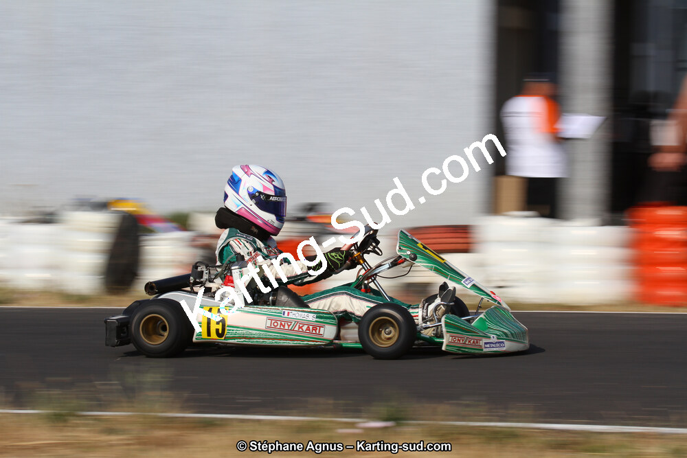 Sandra THOMAS — 07/06/2015 : 4ème manche du Championnat du Sud à Ganges (Photos Stéphane Agnus) 2015 — karting