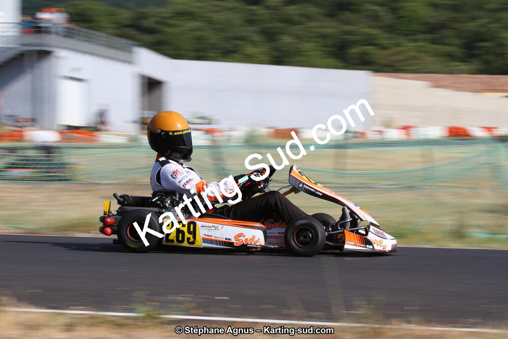 François SIMOUNET — 07/06/2015 : 4ème manche du Championnat du Sud à Ganges (Photos Stéphane Agnus) 2015 — karting
