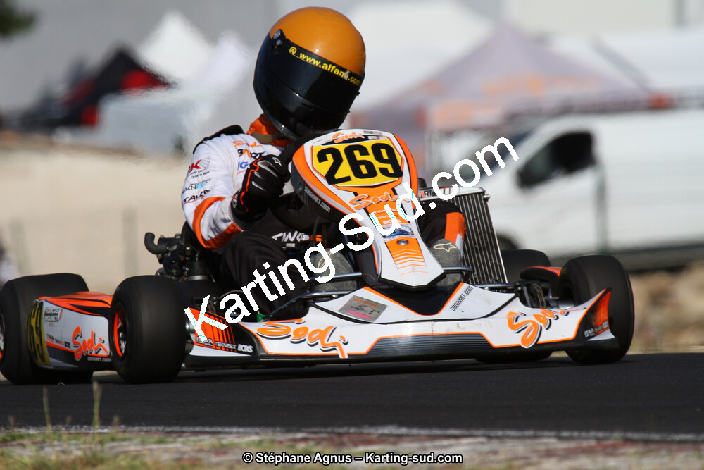 François SIMOUNET — 07/06/2015 : 4ème manche du Championnat du Sud à Ganges (Photos Stéphane Agnus) 2015 — karting
