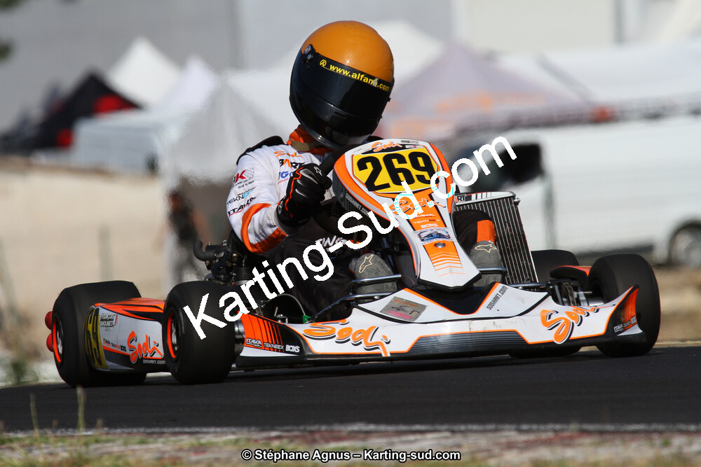 François SIMOUNET — 07/06/2015 : 4ème manche du Championnat du Sud à Ganges (Photos Stéphane Agnus) 2015 — karting