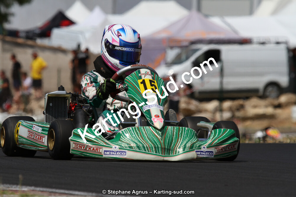 Sandra THOMAS — 07/06/2015 : 4ème manche du Championnat du Sud à Ganges (Photos Stéphane Agnus) 2015 — karting