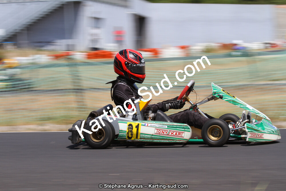 Jérémy CAMMAS — 07/06/2015 : 4ème manche du Championnat du Sud à Ganges (Photos Stéphane Agnus) 2015 — karting