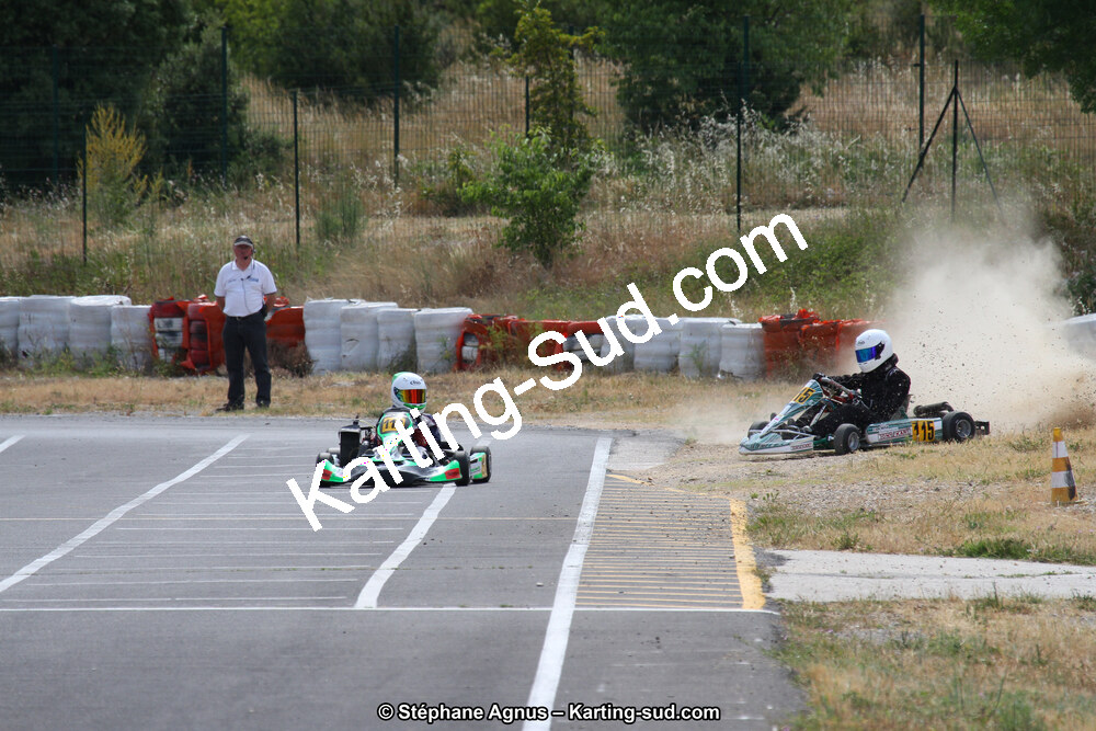 Danaé DUMAS, Marius ANGLADE — 07/06/2015 : 4ème manche du Championnat du Sud à Ganges (Photos Stéphane Agnus) 2015 — karting