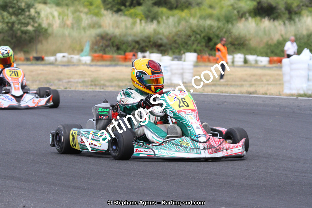 Tom VIDAL — 07/06/2015 : 4ème manche du Championnat du Sud à Ganges (Photos Stéphane Agnus) 2015 — karting