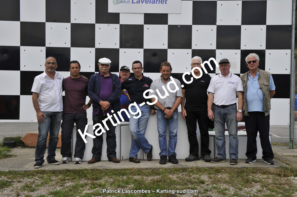 Bernard BALDY, Bernard NAVARRO, Eric MASSAT et 5 autres — 13/09/2015 : Rassemblement Midi-Pyrénées et Languedoc-Roussillon à Lavelanet (Photos Patrick Lascombes) 2015 — karting