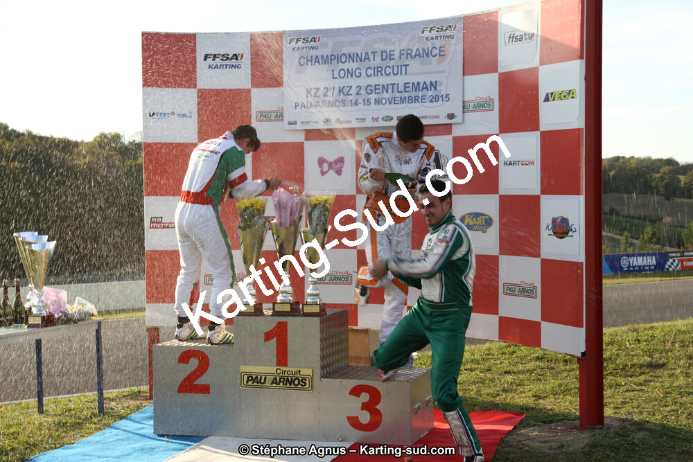 14 et 15/11/2015 : Championnat de France KZ Long Circuit à Pau-Arnos (Photos Stéphane Agnus) 2015 — karting