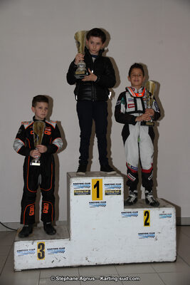 Raphaël DUPIN DE OLIVEIRA — 10/01/2016 : Remise des Prix du Championnat du Sud 2015 à Lavelanet (Photos Stéphane Agnus) 2016 — karting