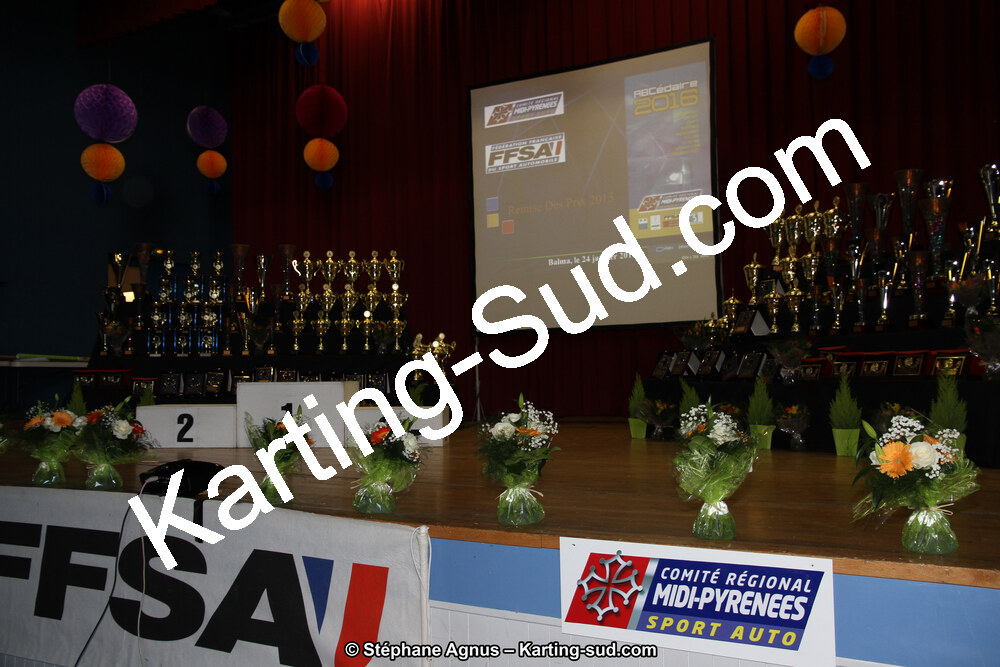 24/01/2016 : Remise des Prix du Comité Automobile et Commission Régionale Karting Midi-Pyrénées à Balma (Photos Stéphane Agnus) 2016 — karting