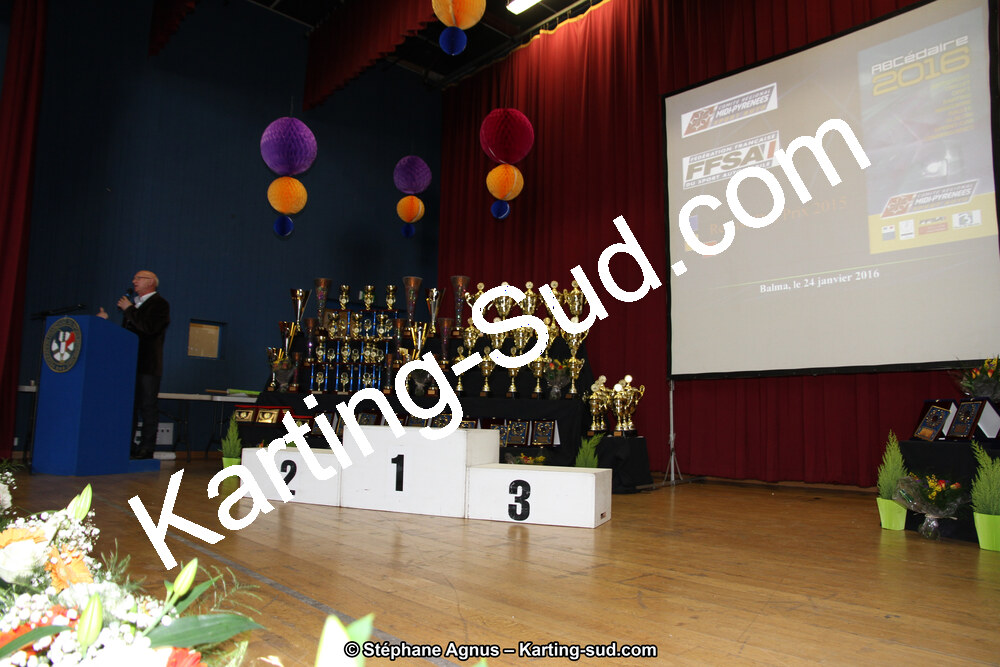 24/01/2016 : Remise des Prix du Comité Automobile et Commission Régionale Karting Midi-Pyrénées à Balma (Photos Stéphane Agnus) 2016 — karting