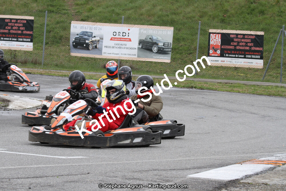 28/02/2016 : 6H Endurance Loisir 4T à Muret (Photos Stéphane Agnus) 2016 — karting