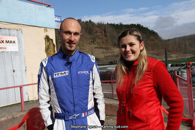 Charlène LAMOROUX, Pierre ECHE — 19 & 20/03/2016 : 1ère manche du Championnat du Sud 2016 à Lavelanet (Photos Stéphane Agnus) 2016 — karting