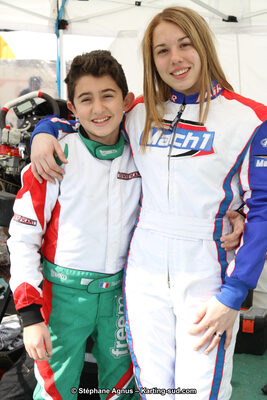 Danaé DUMAS, Enzo MONTI — 19 & 20/03/2016 : 1ère manche du Championnat du Sud 2016 à Lavelanet (Photos Stéphane Agnus) 2016 — karting