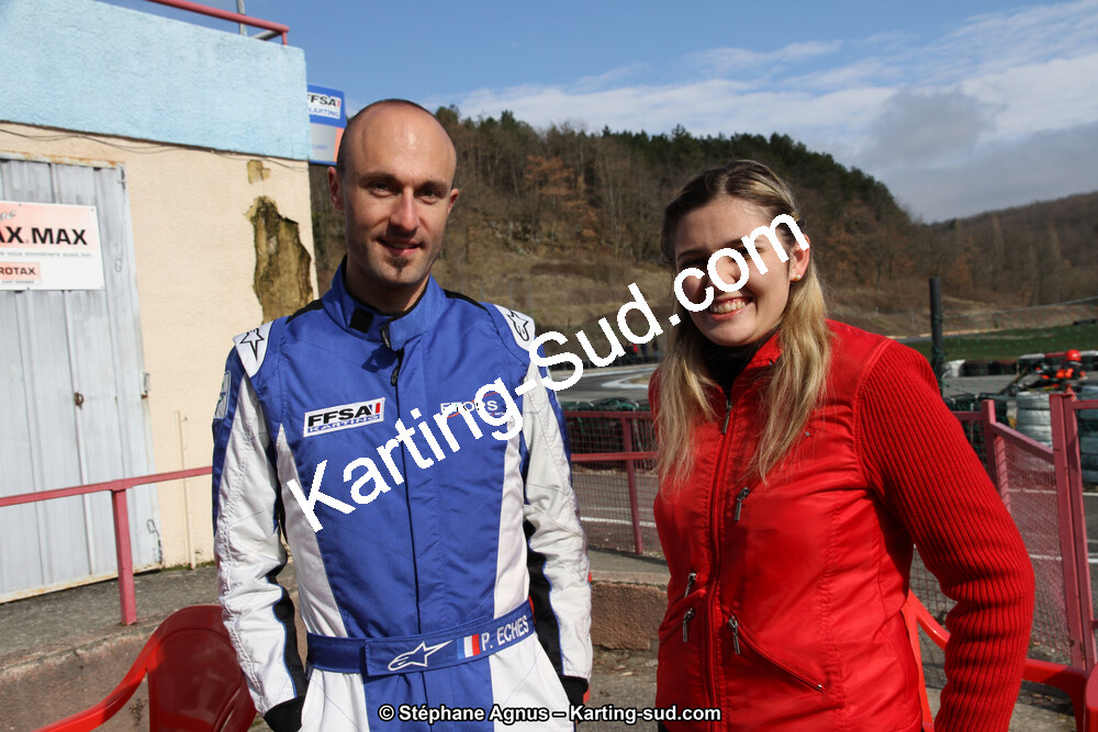 Charlène LAMOROUX, Pierre ECHE — 19 & 20/03/2016 : 1ère manche du Championnat du Sud 2016 à Lavelanet (Photos Stéphane Agnus) 2016 — karting