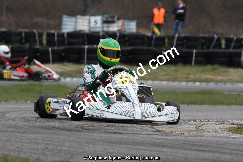 Stevens GAUDENZIO — 19 & 20/03/2016 : 1ère manche du Championnat du Sud 2016 à Lavelanet (Photos Stéphane Agnus) 2016 — karting