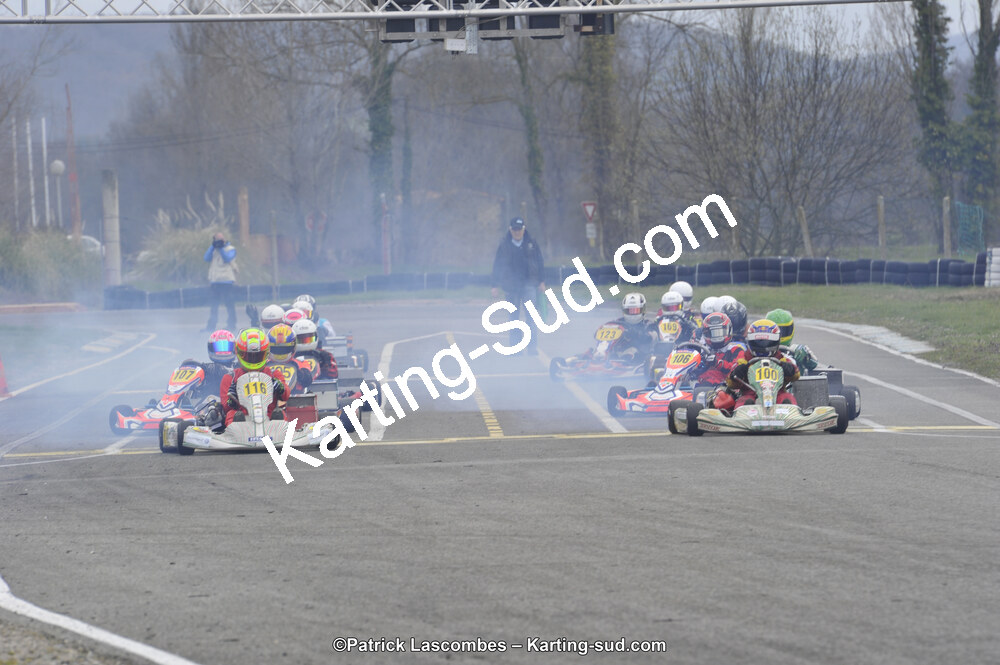 19 & 20/03/2016 : 1ère manche du Championnat du Sud 2016 à Lavelanet (Photos Patrick Lascombes) 2016 — karting