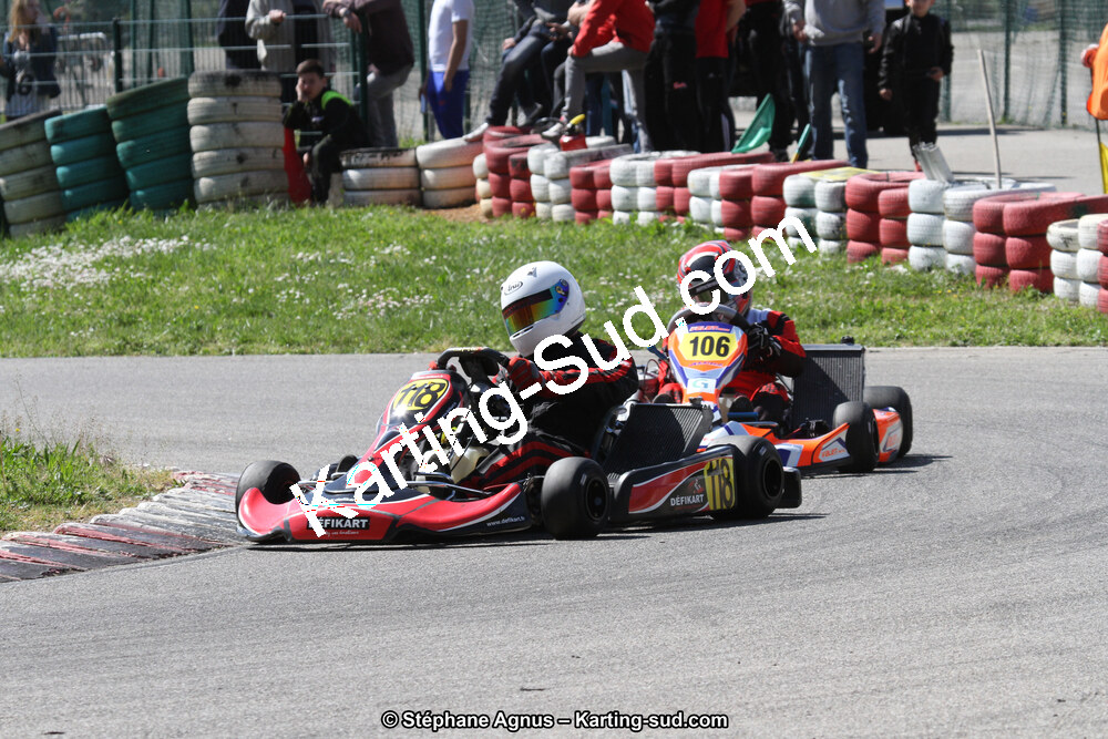 09 & 10/04/2016 : 2ème manche du Championnat du Sud 2016 à Alès (Photos Stéphane Agnus) 2016 — karting