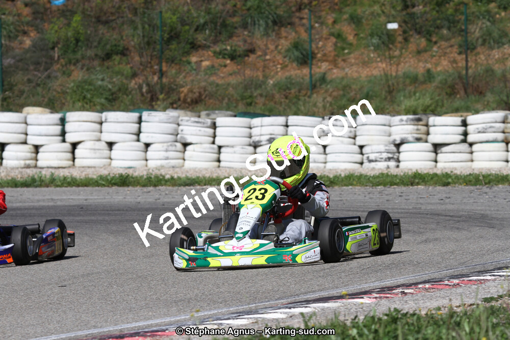Sacha CATALA — 09 & 10/04/2016 : 2ème manche du Championnat du Sud 2016 à Alès (Photos Stéphane Agnus) 2016 — karting
