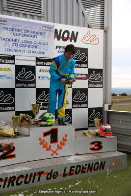 21 & 22/05/2016 : 1ère manche du Championnat de France KZ Long Circuit et Championnat d’Europe Superkart à Lédenon (Photos Stéphane Agnus) 2016 — karting