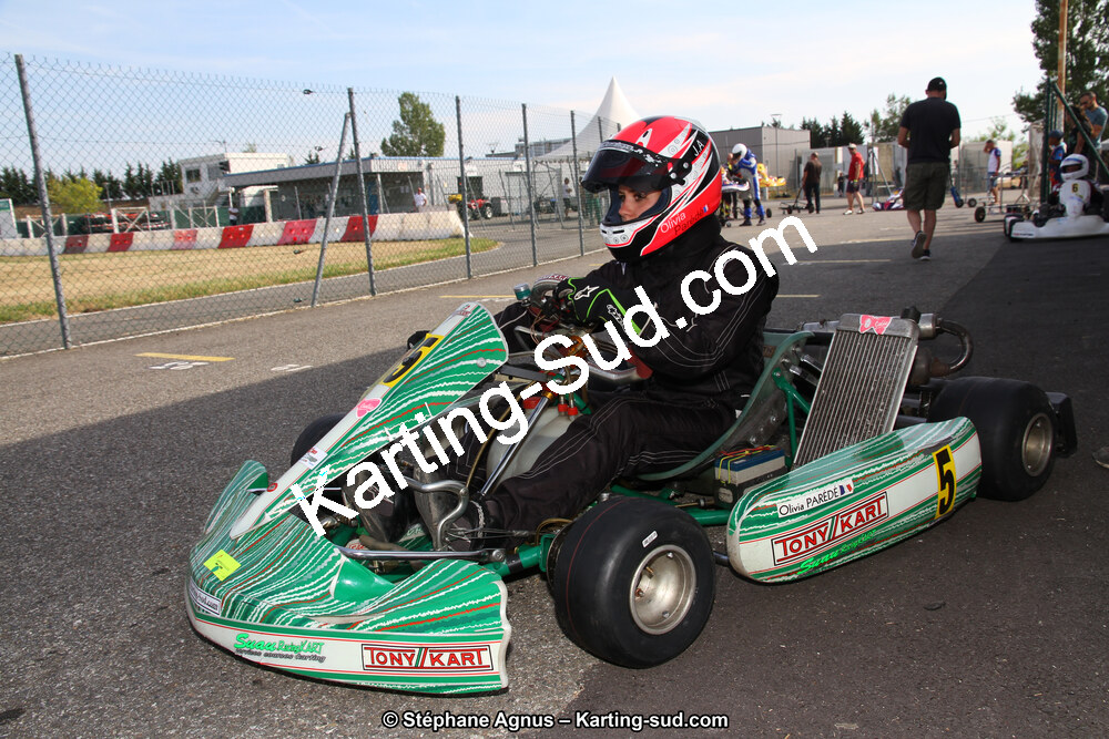 Olivia PAREDE — 03 & 04/09/2016 : 5ème manche du Championnat du Sud 2016 à Muret (Photos Stéphane Agnus) 2016 — karting
