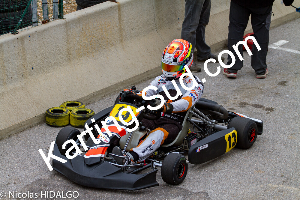 Steven SERVANT — 22/10/2016 : 6ème manche du Championnat du Sud 2016 à Rivesaltes – Samedi (Photos Nicolas Hidalgo) 2016 — karting