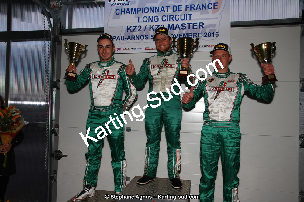 05 & 06/11/2016 : 3ème manche du Championnat de France KZ Long Circuit à Pau-Arnos (Photos Stéphane Agnus) 2016 — karting