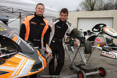 Garry FORTIER, Thomas SUZANNE — 18 & 19/03/2017 : 1ère manche du Championnat du Sud 2017 à Lavelanet (Photos Stéphane Agnus) 2017 — karting