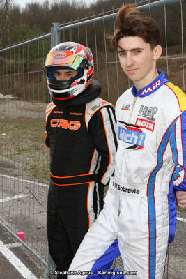 Julien TARROUX, Viny SOBREVIA — 18 & 19/03/2017 : 1ère manche du Championnat du Sud 2017 à Lavelanet (Photos Stéphane Agnus) 2017 — karting